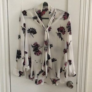 Vince Camuto Floral Blouse
